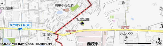 坂里児童公園周辺の地図