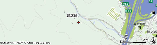 広島県福山市津之郷町周辺の地図