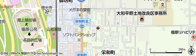 奈良県橿原市栄和町46-5周辺の地図