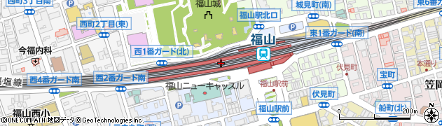 セブンイレブンおみやげ街道福山新幹線店周辺の地図
