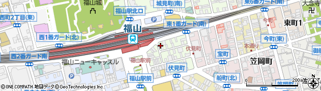 広島県福山市伏見町周辺の地図