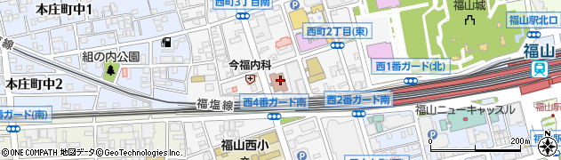学研教室中国・四国支局福山事務局周辺の地図