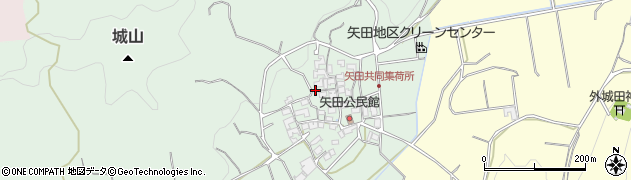 三重県多気郡多気町矢田周辺の地図