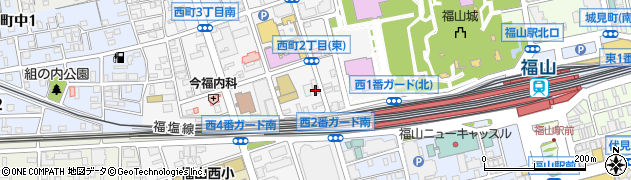 章栄管理株式会社福山支店周辺の地図