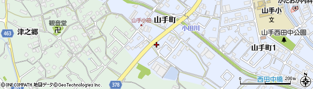 広島県福山市山手町1087周辺の地図