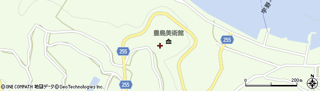 豊島美術館周辺の地図