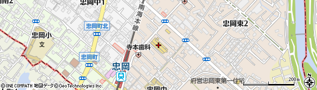 忠岡興産株式会社周辺の地図