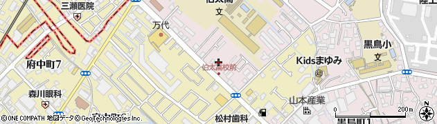 イセヅドライ　伯太店周辺の地図