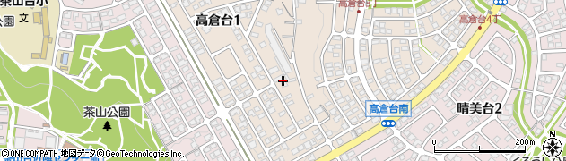 高倉台マロン広場周辺の地図