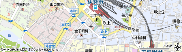 伊勢浜焼亭周辺の地図