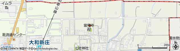 奈良県葛城市笛堂周辺の地図