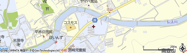 麺鯉周辺の地図