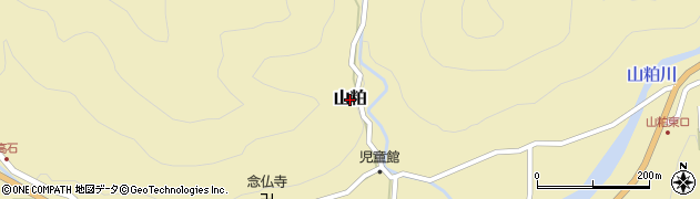 奈良県曽爾村（宇陀郡）山粕周辺の地図
