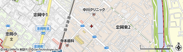 安二商店周辺の地図