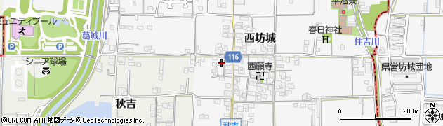 奈良県大和高田市西坊城255周辺の地図