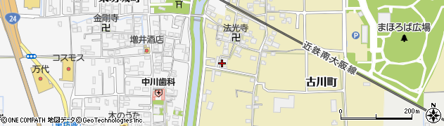 奈良県橿原市古川町239周辺の地図