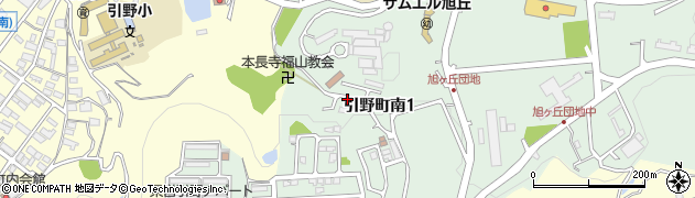 広島県福山市引野町南周辺の地図
