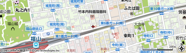 京進スクール・ワン　福山駅前教室周辺の地図