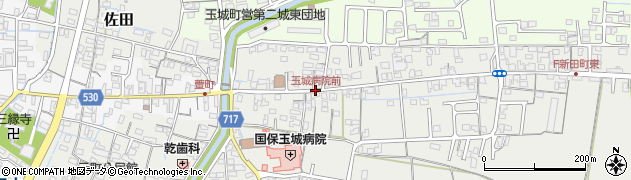 玉城病院前周辺の地図
