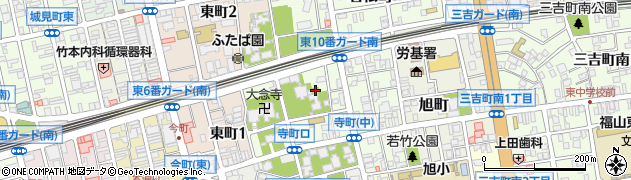 広島県福山市寺町周辺の地図