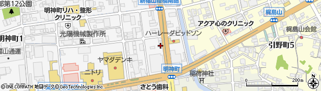 トヨタレンタリース広島福山東店周辺の地図