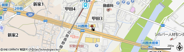 サンディ富田林川西店周辺の地図