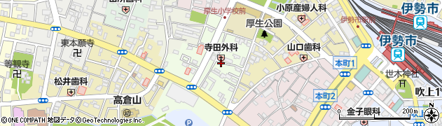 寺田外科医院周辺の地図