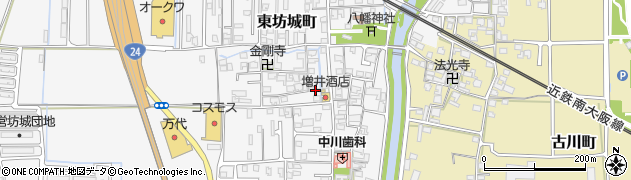 奈良県橿原市東坊城町887周辺の地図