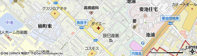 ダイエー泉大津店周辺の地図