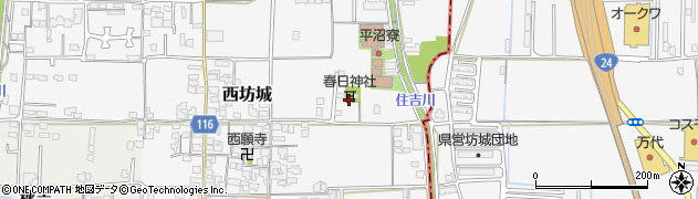 奈良県大和高田市西坊城86周辺の地図