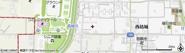 奈良県大和高田市西坊城317周辺の地図