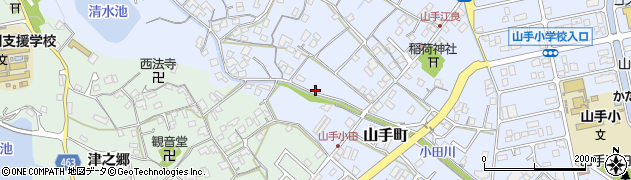 広島県福山市山手町1338周辺の地図