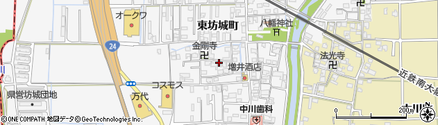 奈良県橿原市東坊城町878周辺の地図