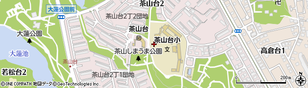 大阪府堺市南区茶山台周辺の地図