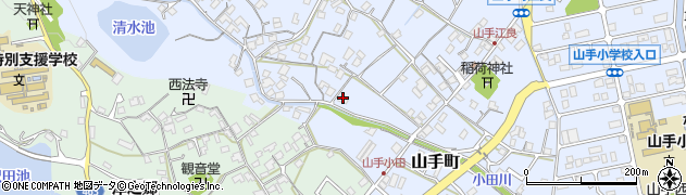 広島県福山市山手町1344周辺の地図