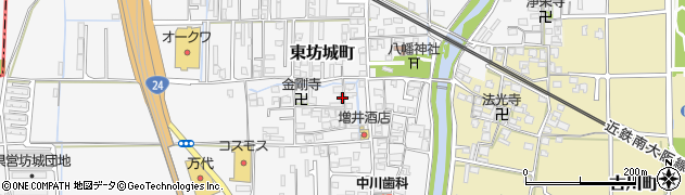 奈良県橿原市東坊城町880周辺の地図