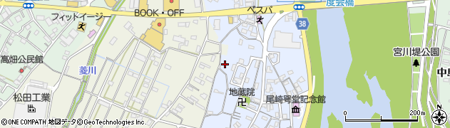 三重県伊勢市川端町周辺の地図