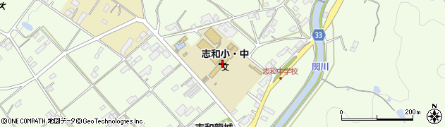 東広島市立志和中学校周辺の地図