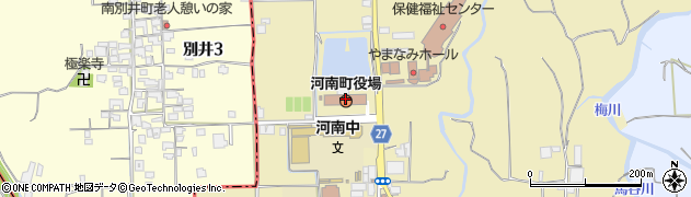 河南町役場周辺の地図