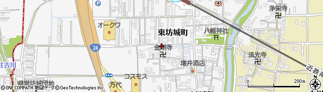 奈良県橿原市東坊城町906周辺の地図