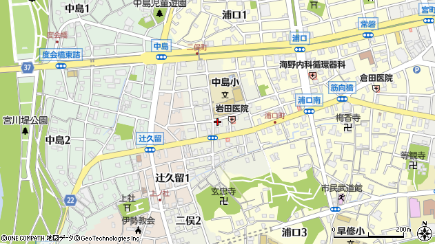 〒516-0064 三重県伊勢市二俣の地図