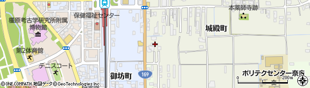 奈良県橿原市城殿町397周辺の地図