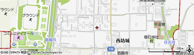 奈良県大和高田市西坊城268-1周辺の地図