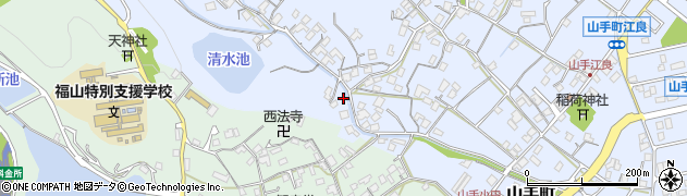 広島県福山市山手町1862周辺の地図