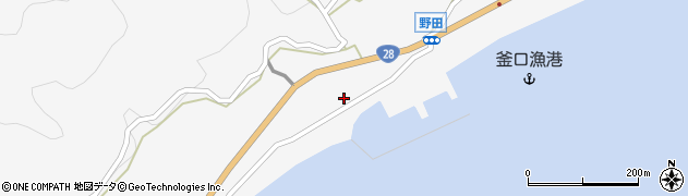 兵庫県淡路市釜口446周辺の地図
