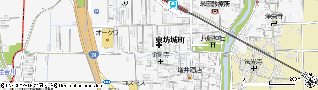 奈良県橿原市東坊城町231周辺の地図