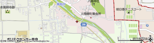 奈良県橿原市上飛騨町188周辺の地図