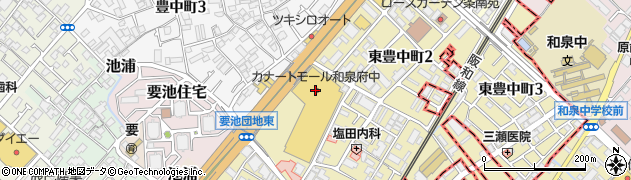 リンガーハットカナートモール和泉府中店周辺の地図