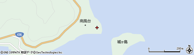 南風台周辺の地図