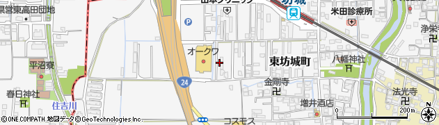 奈良県橿原市東坊城町240周辺の地図
